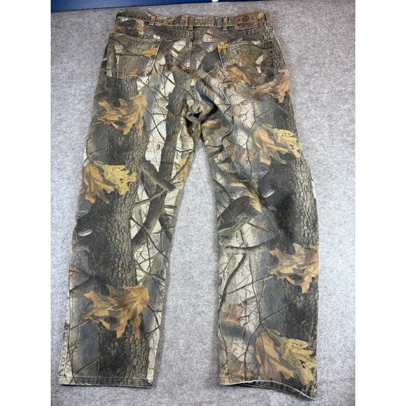 Vintage Realtree Camo Pants Mens 40x32 Brown Straight Hunting Outdoor Camouflage - Picture 2 of 6